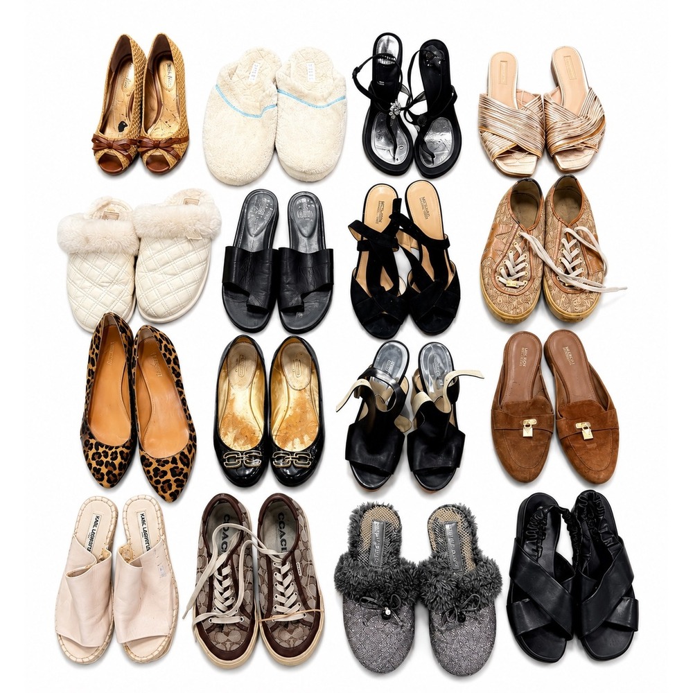 Coach, Michael Kors, UGG Women's Shoe Bundle 16 Pairs Wholesale Reseller Lot